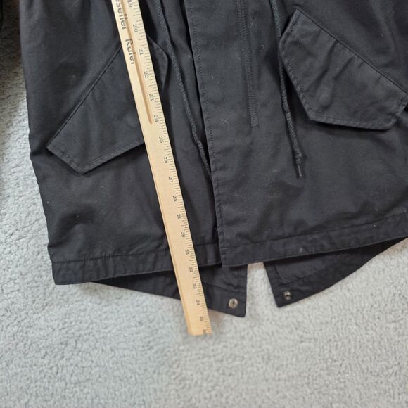 Alpha Industries Men's Black M-65 Field Jacket Military Utility Hoodie Size S - Picture 13 of 16